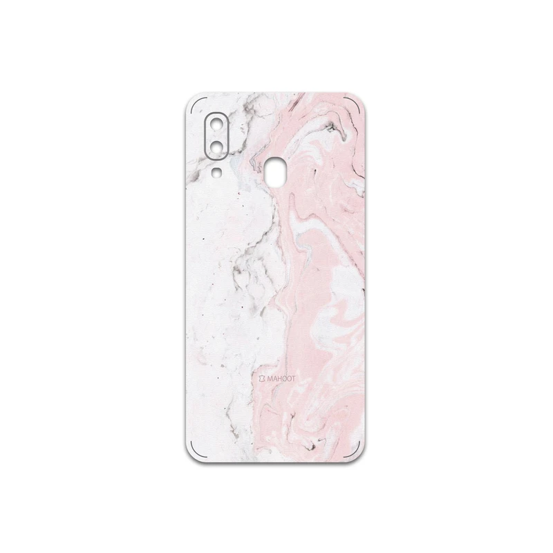 برچسب پوششی ماهوت مدل Blanco-Pink-Marble مناسب برای گوشی موبایل سامسونگ Galaxy A40