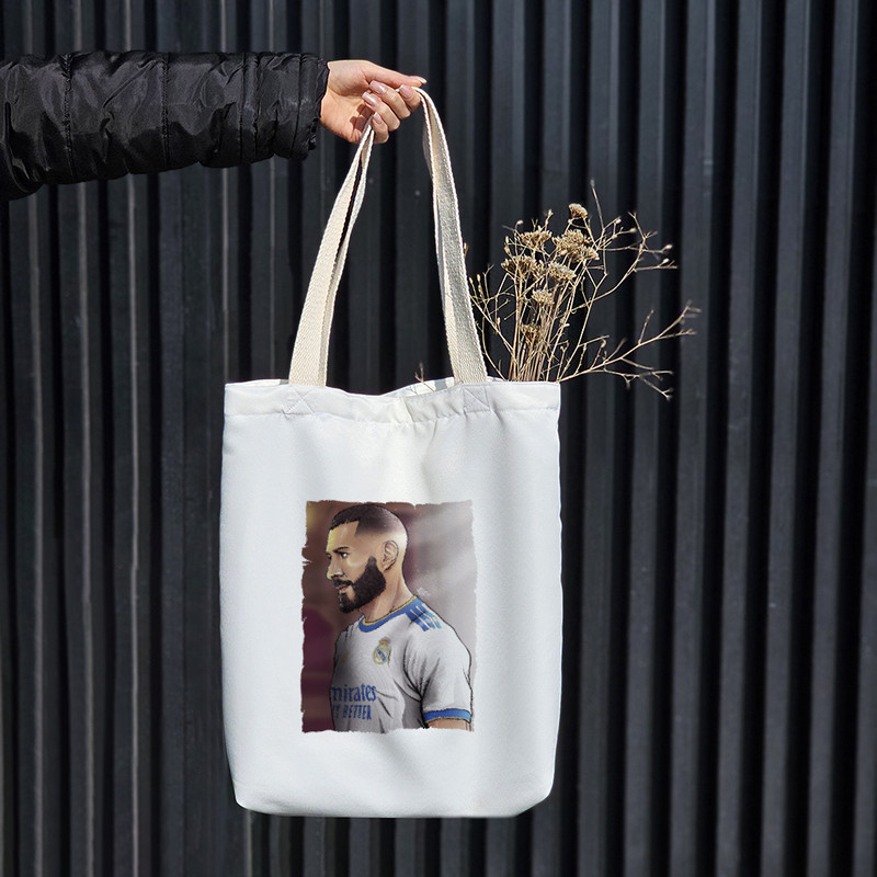 ساک خرید خندالو مدل کریم بنزما کد 6014