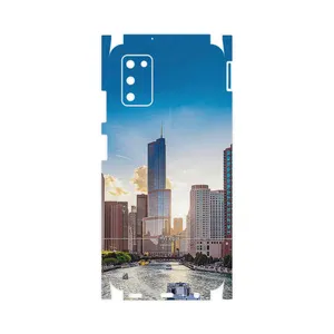 MAHOOT City of Chicago-FullSkin Cover Sticker for Samsung Galaxy A03S