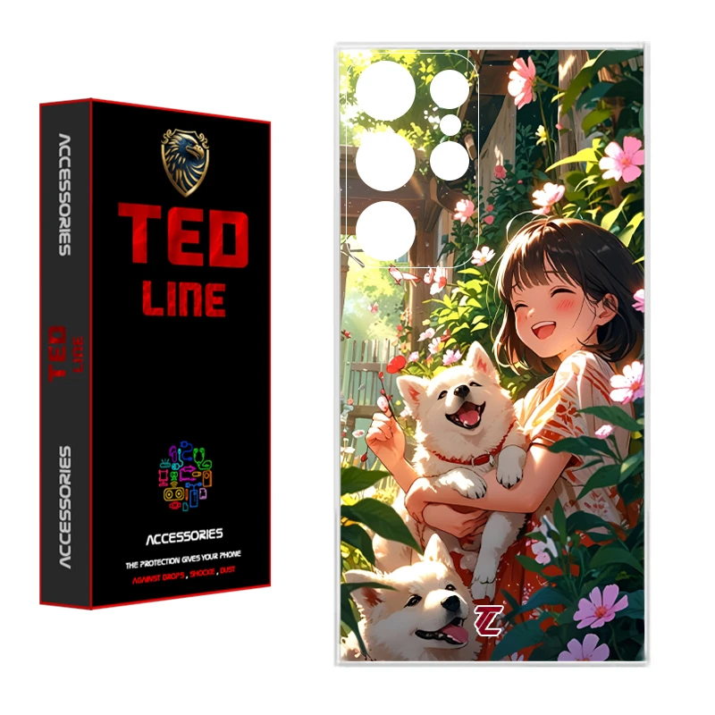 کاور تدلاین طرح سگ کد 1177 مناسب برای گوشی موبایل سامسونگ Galaxy S22 Ultra