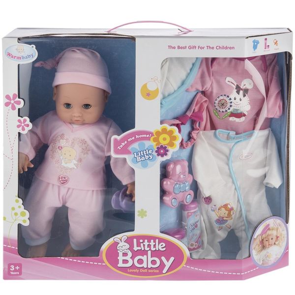 مشخصات قیمت و خرید مجموعه عروسک و لباس عروسک لیتل بیبی مدل Lovely Doll دیجی کالا