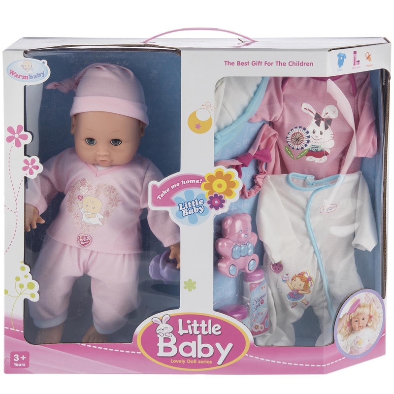 مجموعه عروسک و لباس عروسک لیتل بیبی  مدل Lovely Doll