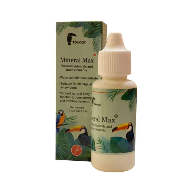 قطره پرندگان توکان مدل Essential minerals and trace elements حجم 30میلی لیتر