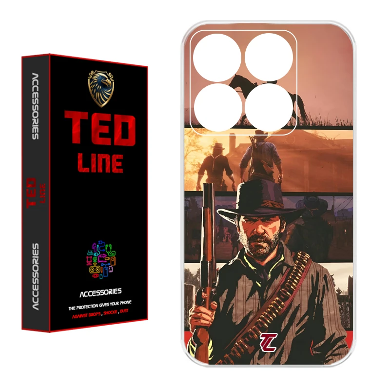 کاور تدلاین طرح رد دد ریدمپشن کد 1201 مناسب برای گوشی موبایل شیائومی Mi 14T / 14T Pro