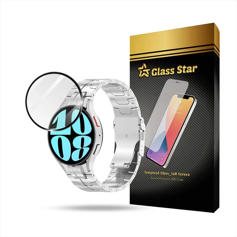   محافظ صفحه نمایش گلس استار مدل PMMW مناسب برای ساعت هوشمند سامسونگ Galaxy Watch 6 Classic 43mm