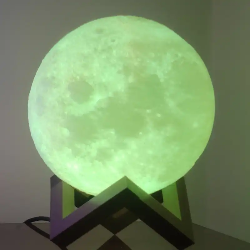 آباژور رومیزی مدل کره ماه M2