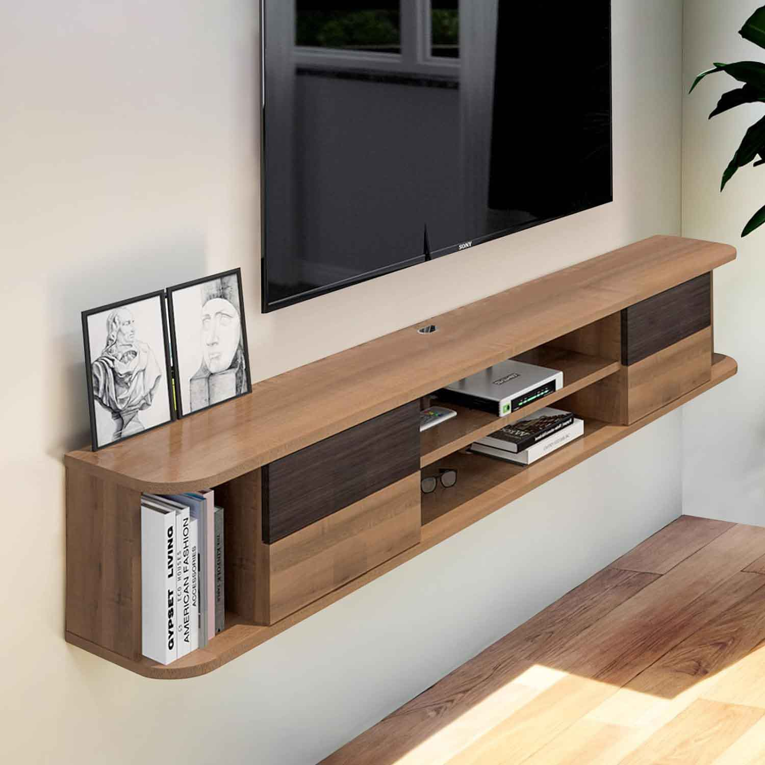 میز تلویزیون دیواری مدل W 2500 4K 180