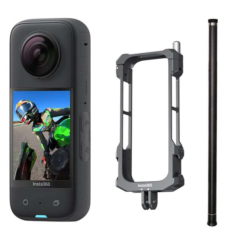 دوربین فیلم برداری ورزشی اینستا 360 مدل insta360 x3 به همراه لوازم جانبی دوربین فیلم برداری ورزشی اینستا 360 مدل insta360 x3 به همراه لوازم جانبی