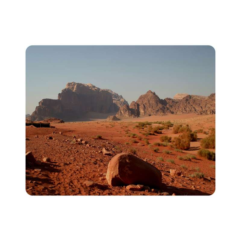 ماوس پد اطلس آبی طرح  بیابان و تپه  مدل T6917