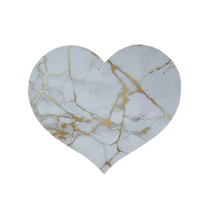 پادری مدل قلب طرح سنگ کد 8590 سایز 90 × 90 سانتی متر