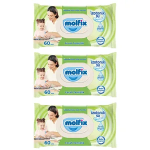 دستمال مرطوب کودک مدل ferah temizlik مجموعه 3 عددی