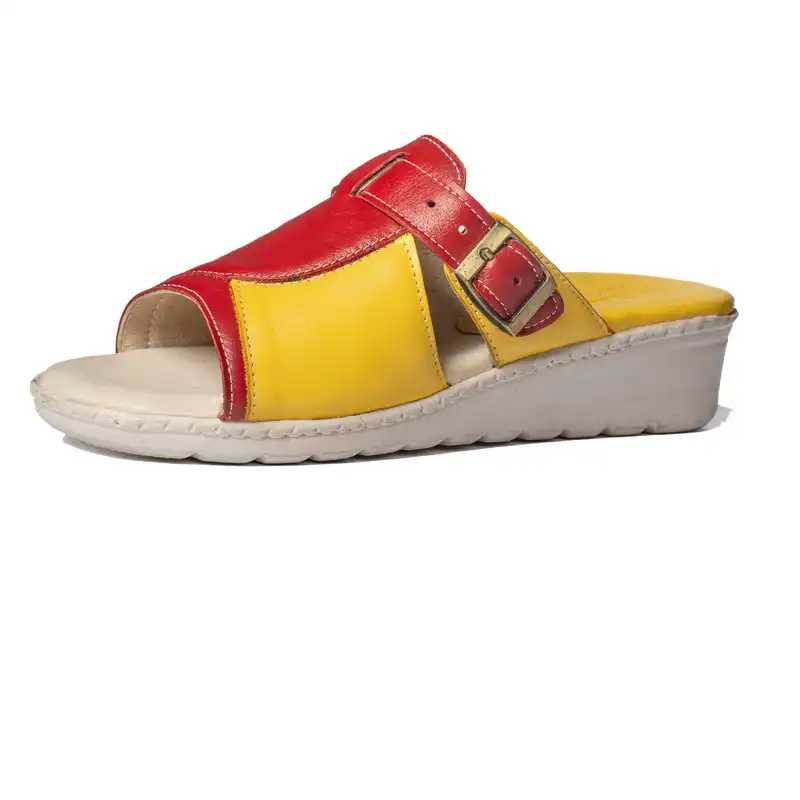 دمپایی زنانه کفش آداک مدل ریپو 1 رنگ زرد