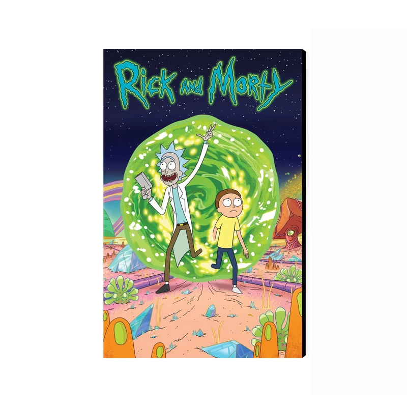 تابلو شاسی عرش مدل انیمیشن ریک و مورتی Rick and Morty کد As2269