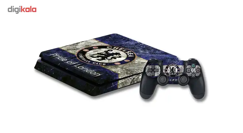برچسب افقی پلی استیشن 4 اسلیم گراسیپا طرح چلسی