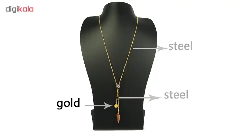 گردنبند طلا 18 عیار زنانه مانچو مدل sfg637