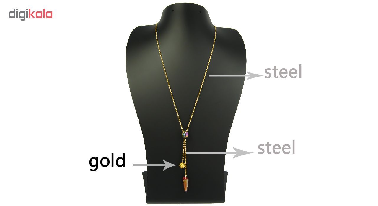 گردنبند طلا 18 عیار زنانه مانچو مدل sfg637 -  - 4