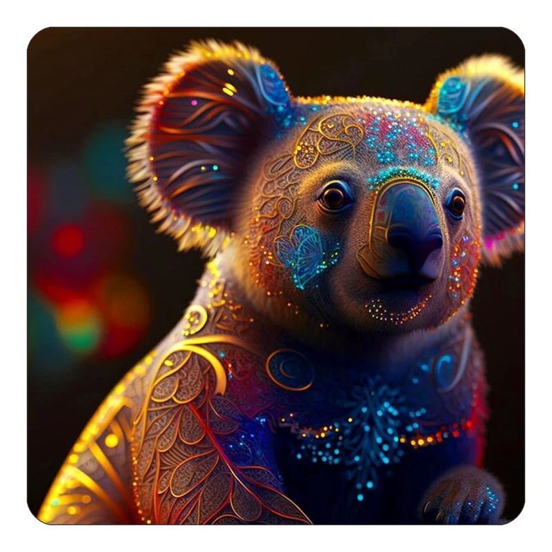 مگنت کاکتی طرح حیوانات رنگی مدل mp25895