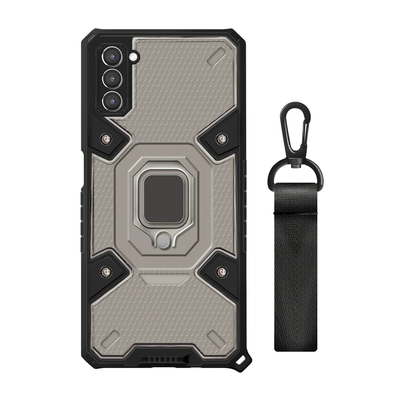 کاور فشن مدل Protection مناسب برای گوشی موبایل سامسونگ Galaxy S21 Plus به همراه بند آویز