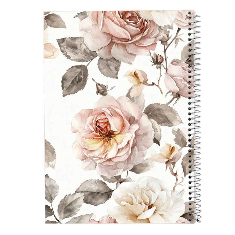 دفتر مشق 50 برگ مدوپد مدل گل کد DF15914