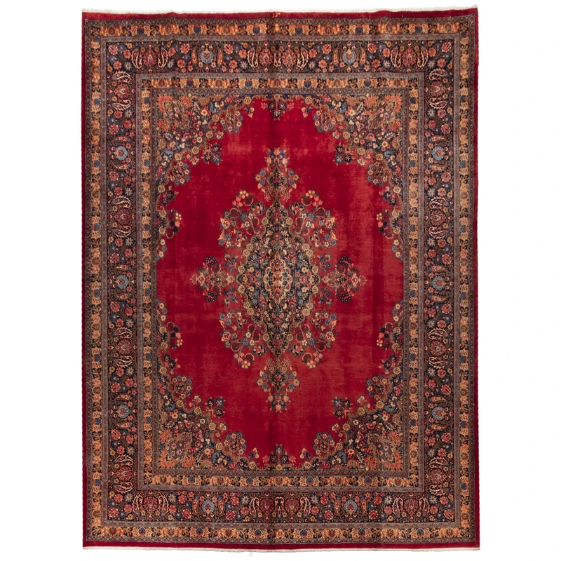 فرش قدیمی دستباف یازده و نیم متری سی پرشیا کد 187324