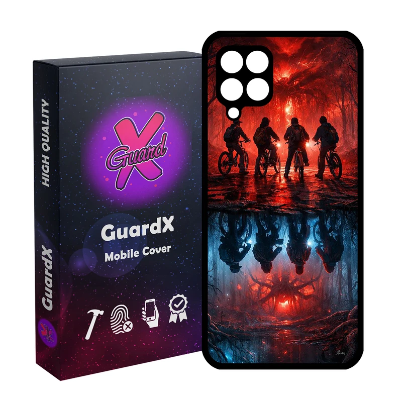 کاور گارد ایکس طرح Stranger Things مدل 10914 مناسب برای گوشی موبایل سامسونگ Galaxy A12/M12/F12
