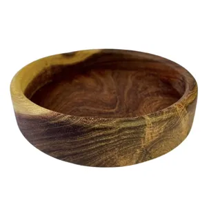 کاسه چوبی مدل بلوم