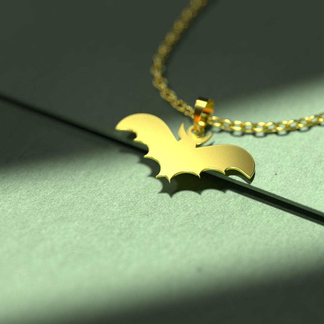 گردنبند طلا 18 عیار زنانه مدوپد مدل هالووین کد G3-1-1105