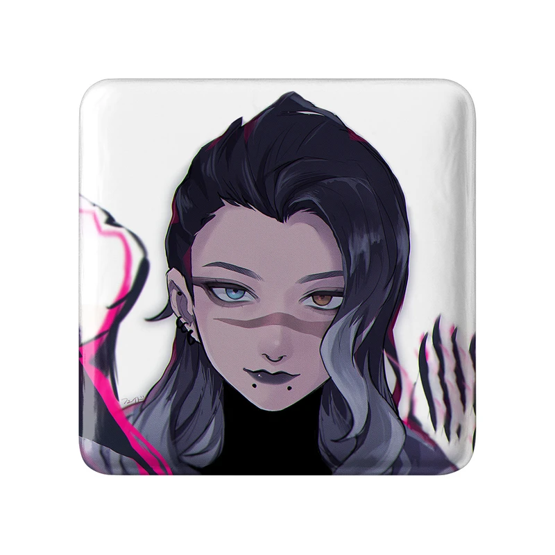 مگنت خندالو طرح بازی ولورانت (Valorant) مدل مربعی کد 33067