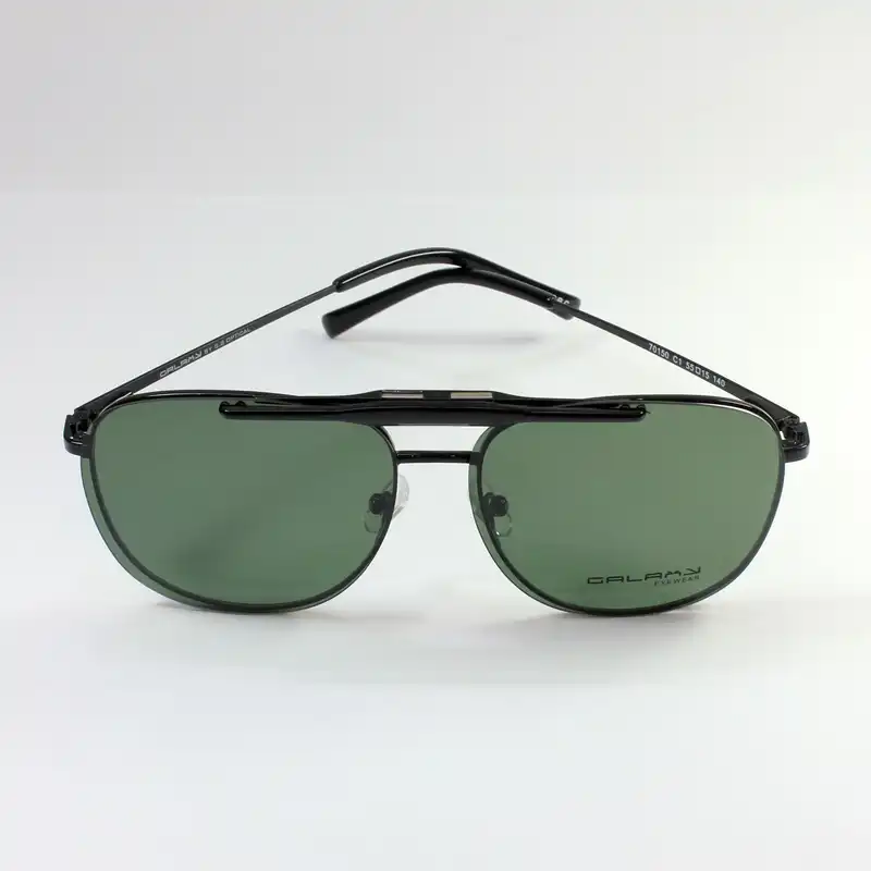 فریم عینک طبی گلکسی مدل 70150 به همراه کاور آفتابی