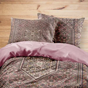 سرویس روتختی مدوپد طرح قالیچه بیجار لچک و ترنج مدل C-bijar40 یک نفره 4 تکه