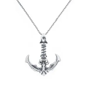 گردنبند نقره زنانه مدل آمیتیس طرح لنگر AMT-M132