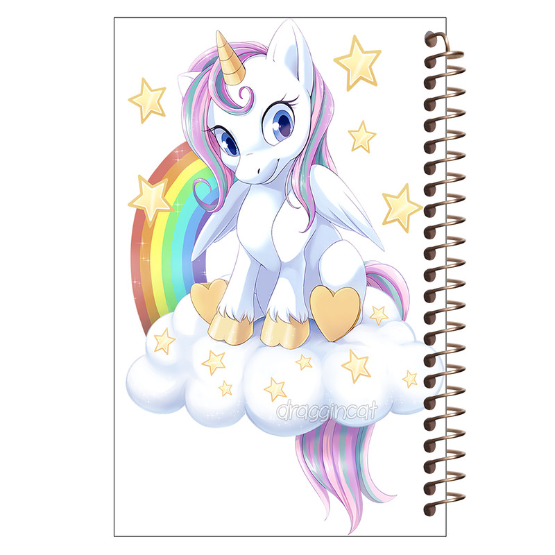 دفتر رنگ آمیزی طرح یونیکورن کد R7