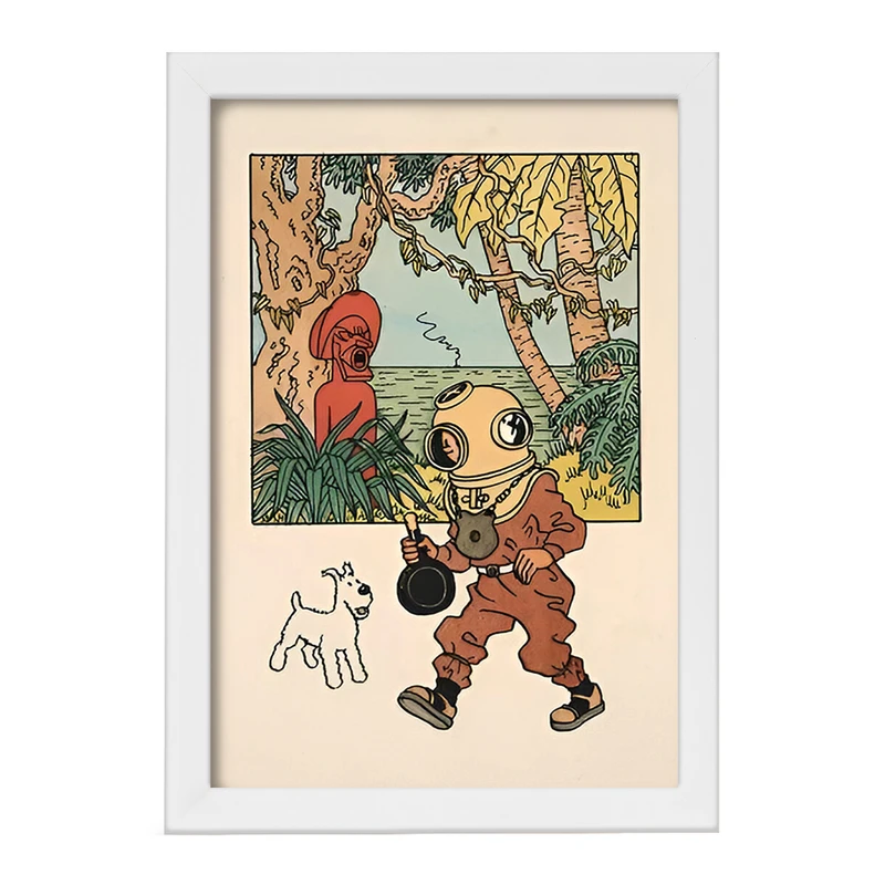 تابلو خندالو مدل تن تن کد F10335