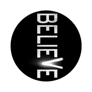 استیکر تزئینی موبایل مدل BELIEVE کد 3543
