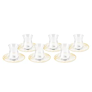 سرویس چای خوری 12 پارچه 6 نفره کاراجا مدل Autumn