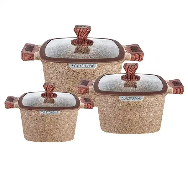 سرویس قابلمه 6 پارچه زیو مدل Z-8350-22