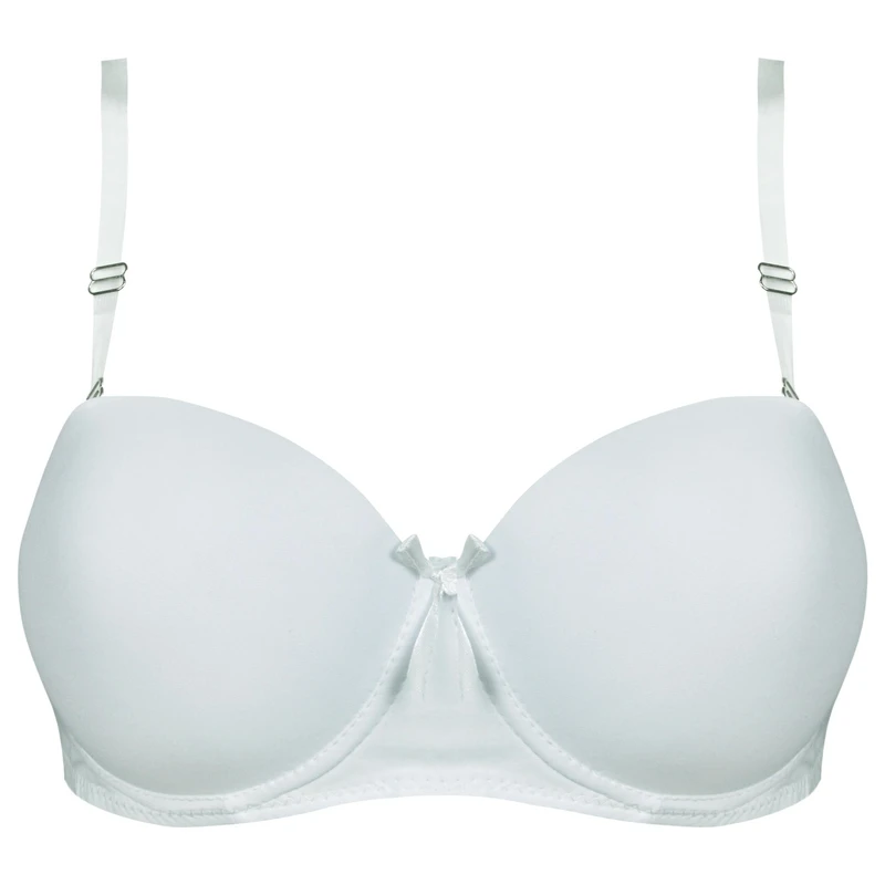 سوتین فنردار زنانه هانا مدل بند نامرئی کاپ اسفنجی کد 5266-94388