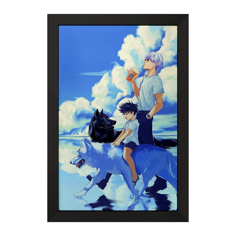 تابلو خندالو مدل انیمه جوجوتسو کایزن کد F810