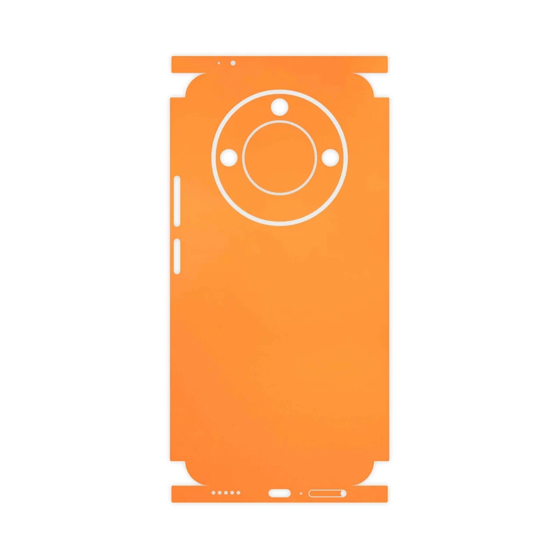 برچسب پوششی ماهوت مدل Matte-Orange-FullSkin مناسب برای گوشی موبایل آنر X9c Smart