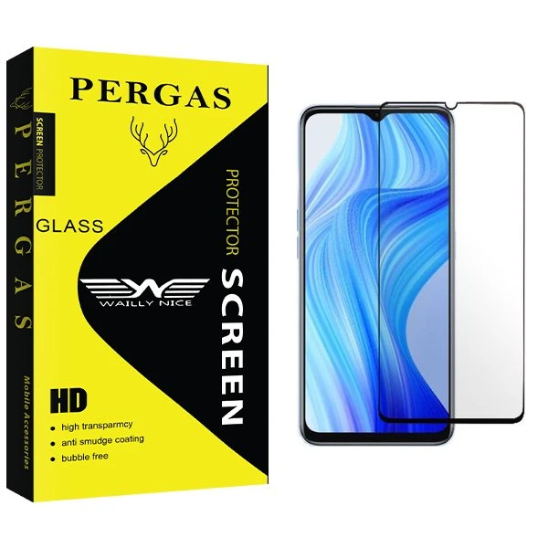 محافظ صفحه نمایش شیشه ای وایلی نایس مدل Pergas مناسب برای گوشی موبایل ریلمی 10T