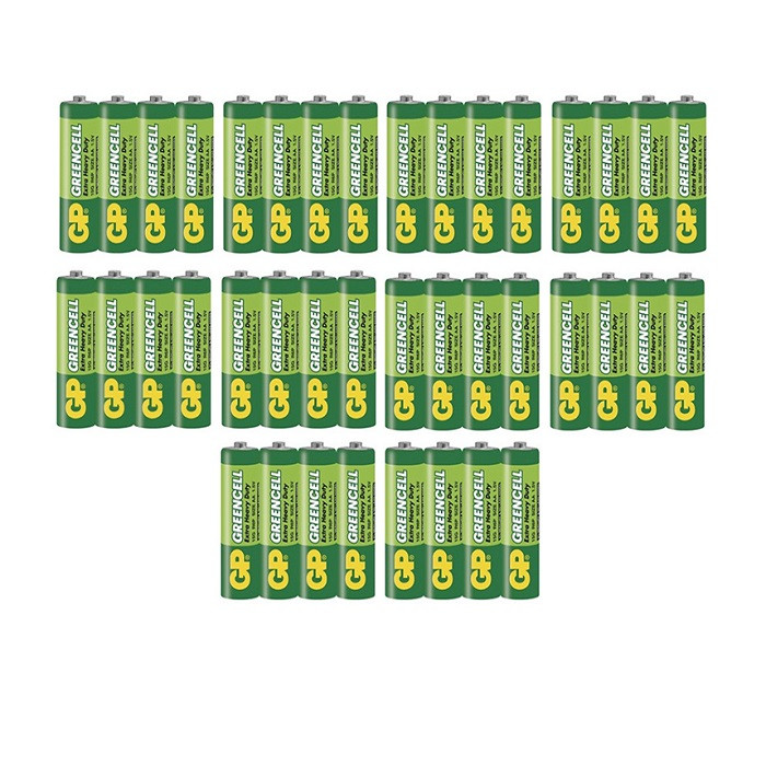 باتری قلمی جی پی مدل Extra Heavy Duty R6P بسته 40 عددی