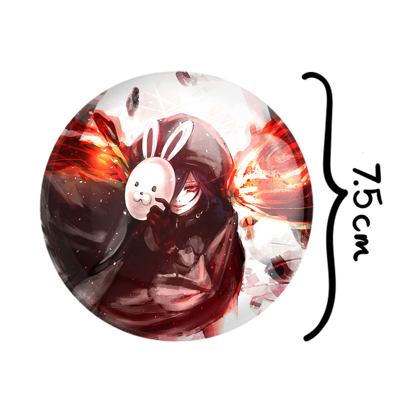 آینه جیبی خندالو طرح توکا کریشیما انیمه توکیو غول Tokyo Ghoul مدل تاشو کد 11914 آینه جیبی خندالو طرح توکا کریشیما انیمه توکیو غول Tokyo Ghoul مدل تاشو کد 11914