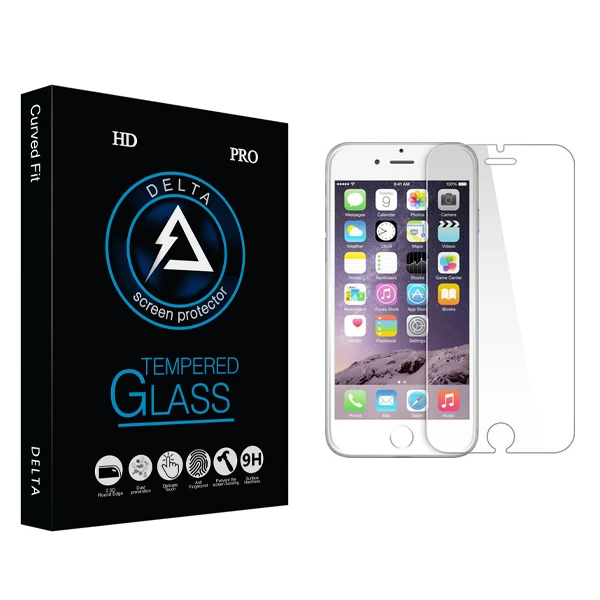محافظ صفحه نمایش دلتا مدل HD مناسب برای گوشی موبایل اپل iphone 6S