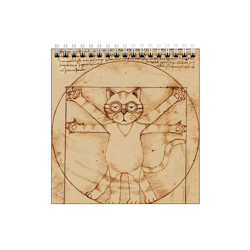 دفتر طراحی طرح گربه داوینچی کد 5968605