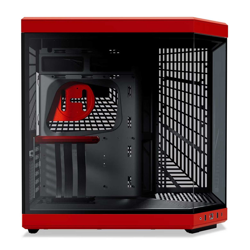 کیس کامپیوتر هایت مدل Y70 Black Cherry