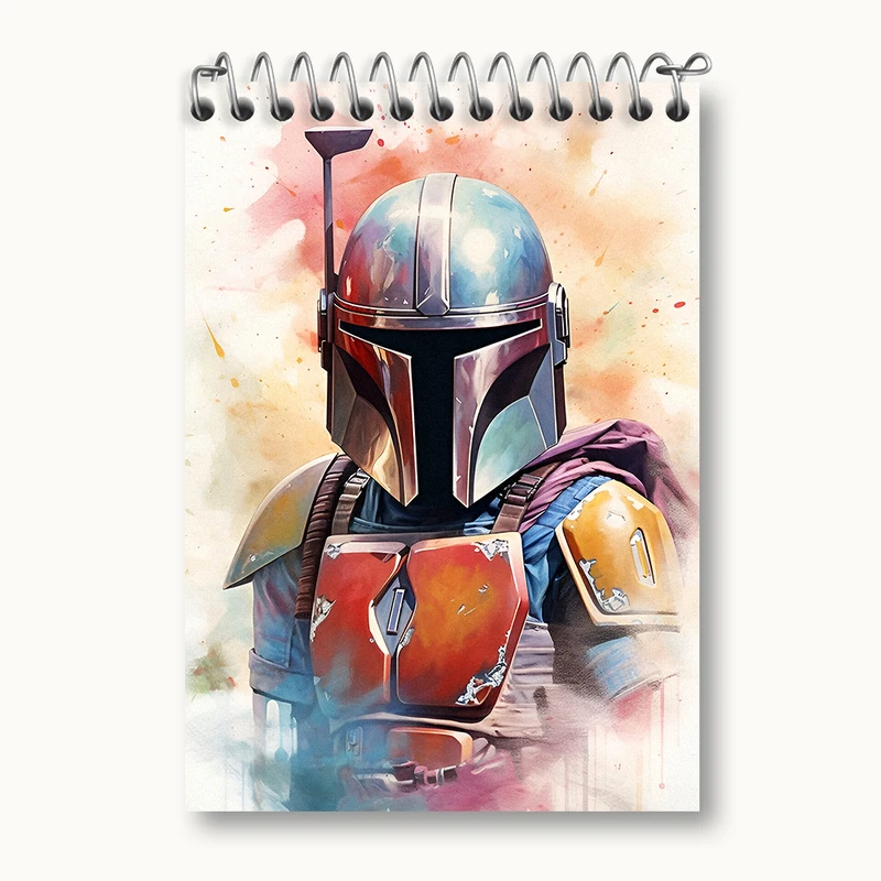 دفتر یادداشت 50 برگ خندالو طرح جنگ ستارگان (Star Wars)  کد N4529