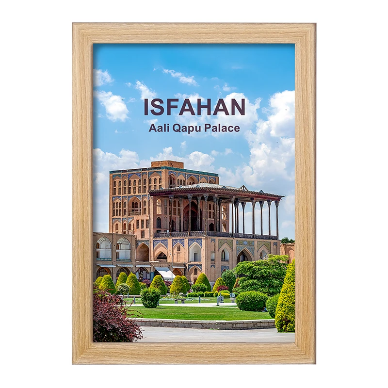 تابلو خندالو مدل عمارت عالی قاپو اصفهان کد 37251