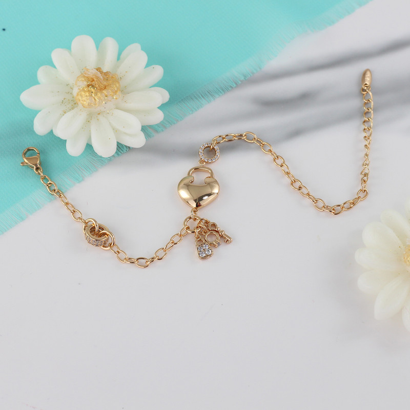 دستبند زنانه ژوپینگ مدل قلب کد K388