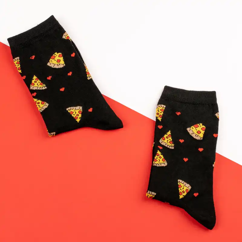 جوراب زنانه مدل پیتزا کد SKPS-W3112