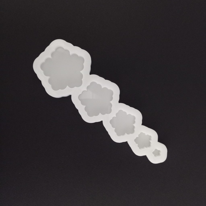 قالب رزین هنرستون مدل گل پنج پر کد 5-1